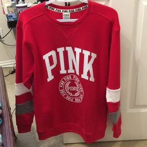 Pink sweat shirt